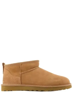 Ugg Classic Ultra Mini Ankle Boots - Platform 2.5 Cm, Nubuck Lamb Leather