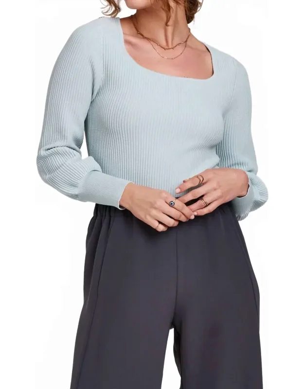 Peplum Sleeve Sweater