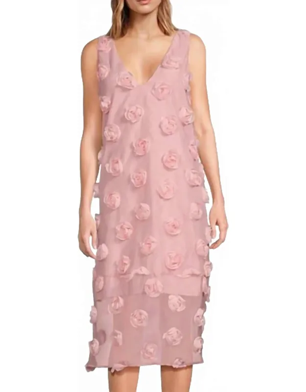 Quinn Pink Rose Dress
