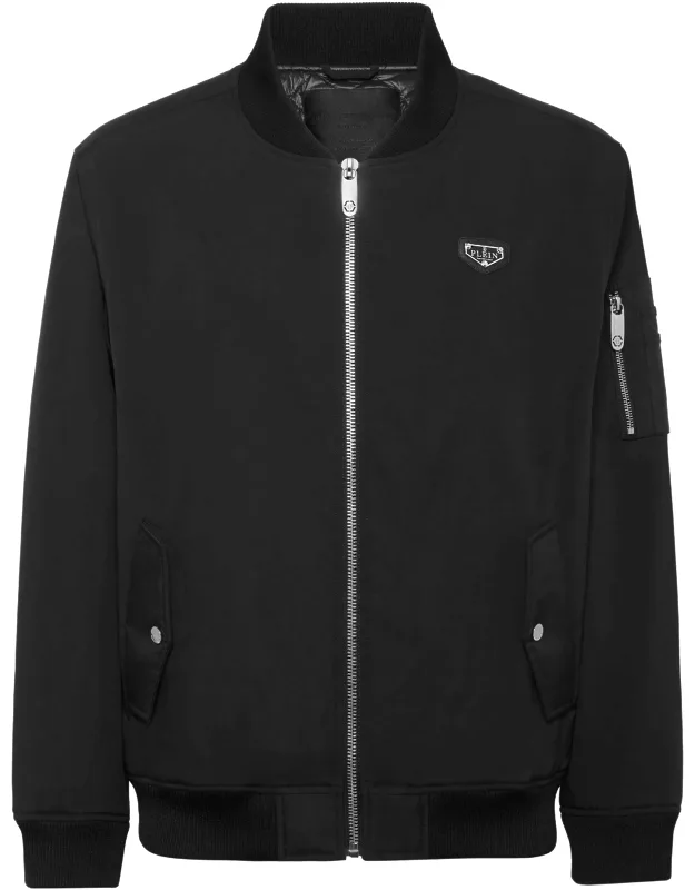 Nylon Bomber Jacket