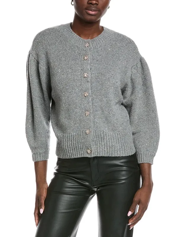 Sequin Cashmere-blend Cardigan