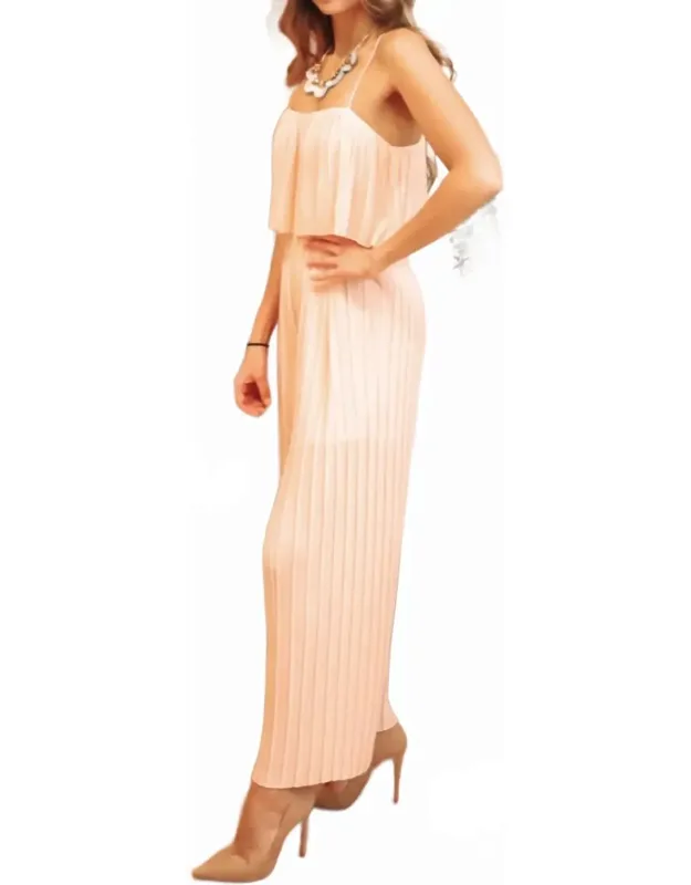 Pleated Jumpsuit