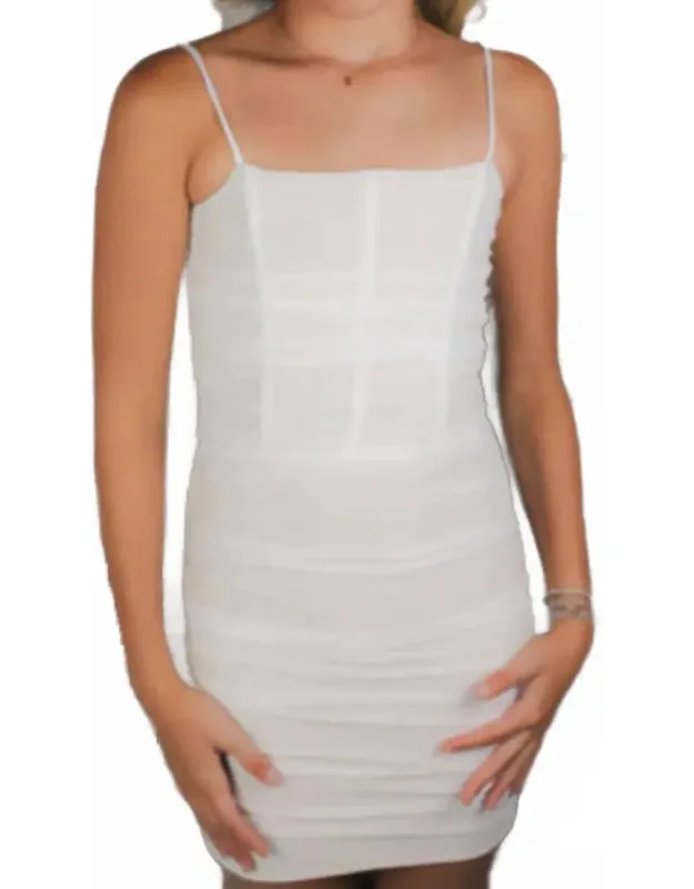 Sheer Overlay Dress