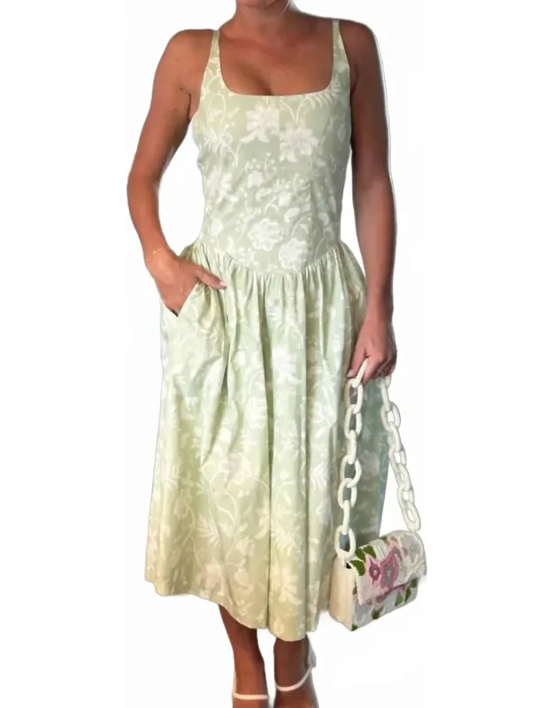 Garden Julep Midi Dress