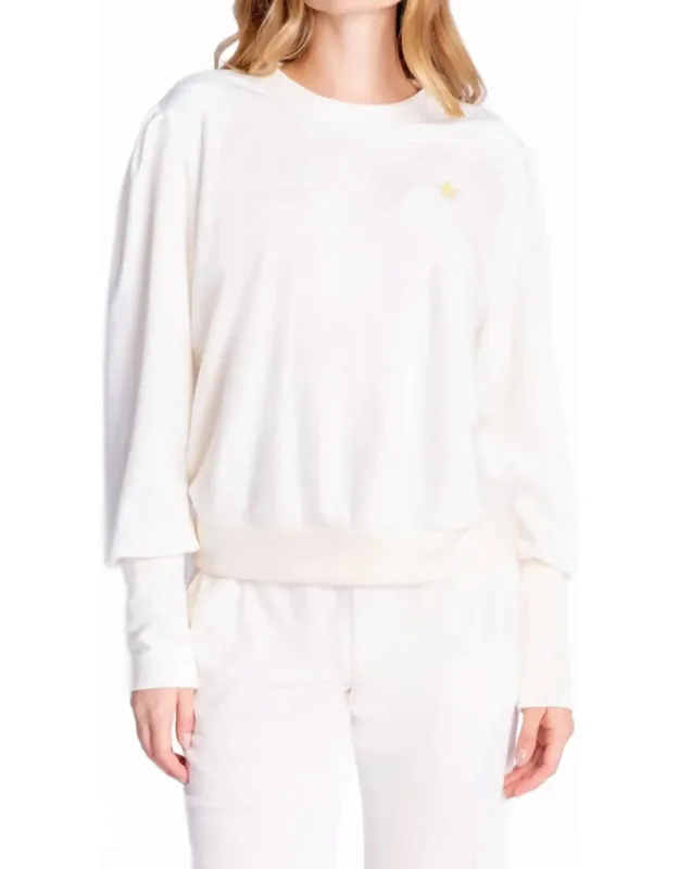 Velour Lounge Top