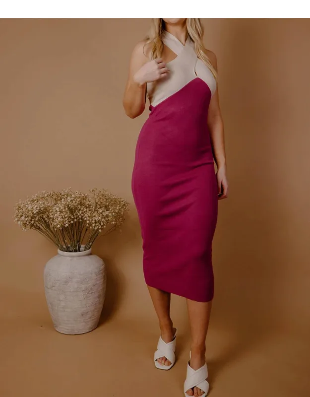 Knit Halter Dress