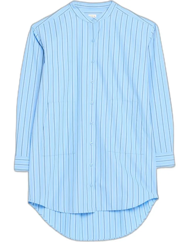 The Anika Striped Shirtdress
