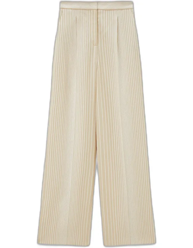Embroidered Stripes Trousers