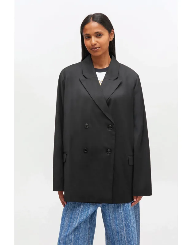 Double-breasted Wool Blazer