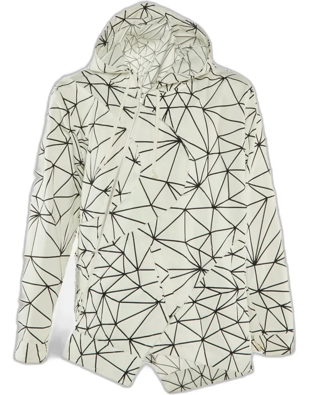 Geometric Crepe Jacket