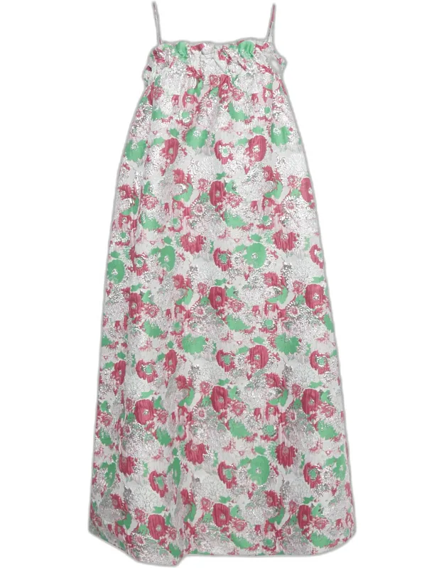 Lurex Jacquard Midi Dress