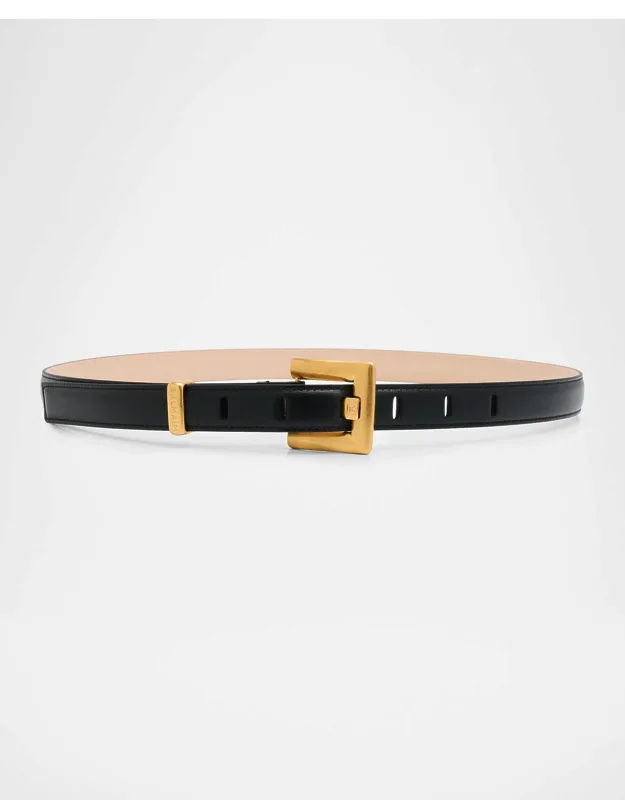 Anthem Narrow Leather Belt