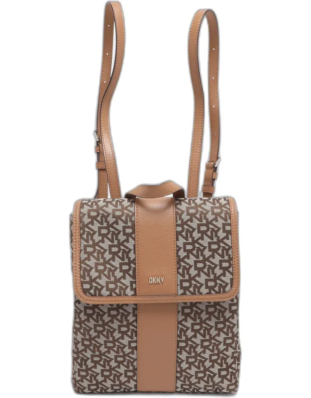 Signature Canvas And Leather Backpack