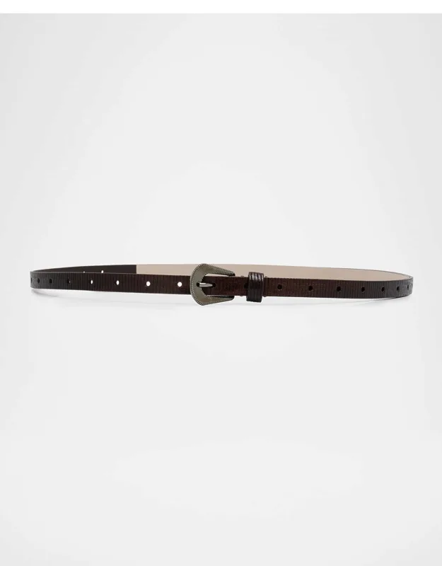 Carved Leather Belt