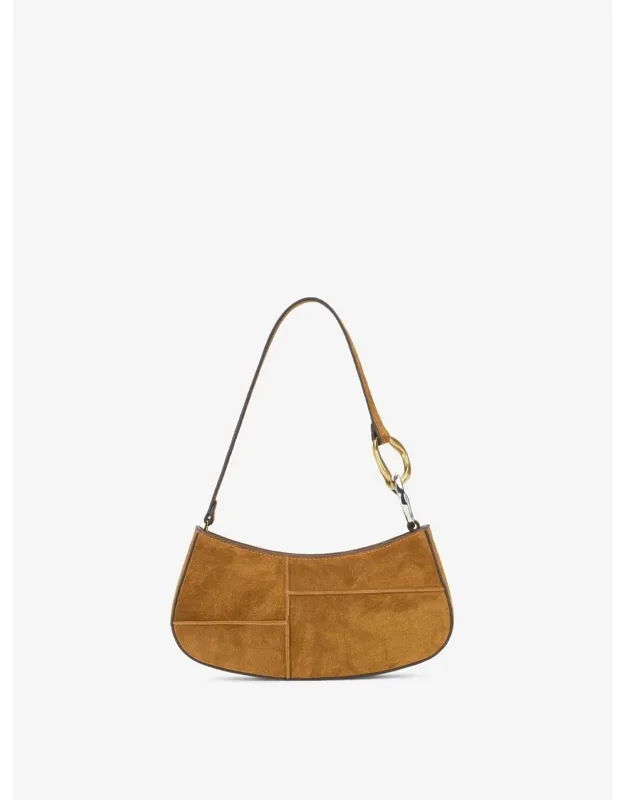 Ollie Bag Mini Shoulder Suede Bag In Patchwork