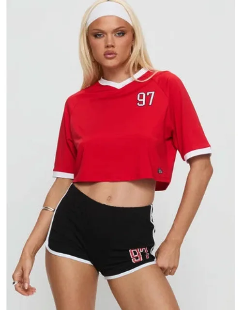 Cropped Soccer Jersey Tee
