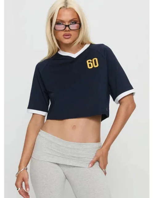 Cropped Soccer Jersey Tee