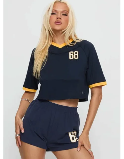Cropped Soccer Jersey Tee