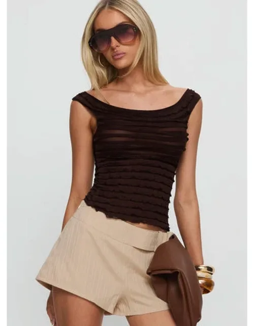 Frill Detail Top