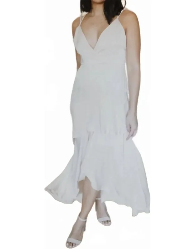 Asymmetric Hem Criss Cross Dress