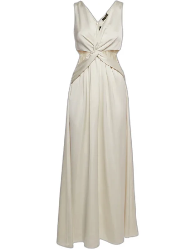 Satin Cut-out Dress