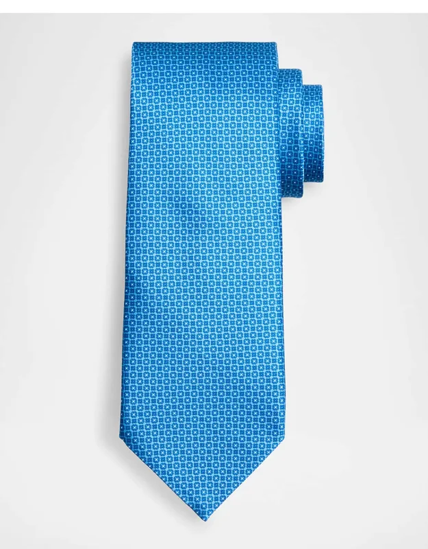 Micro-geometric Silk Tie