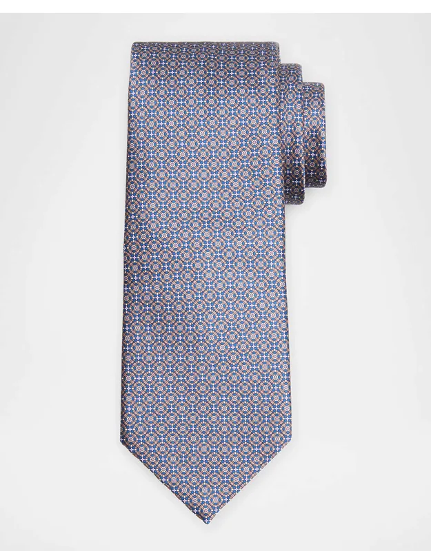 Petite Medallion Silk Tie