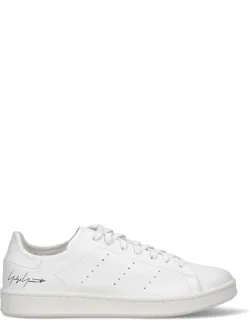 Y-3 ' Superstar' Sneakers With Round Rubber Toe, Laces, Side Logo, Rubber Sole