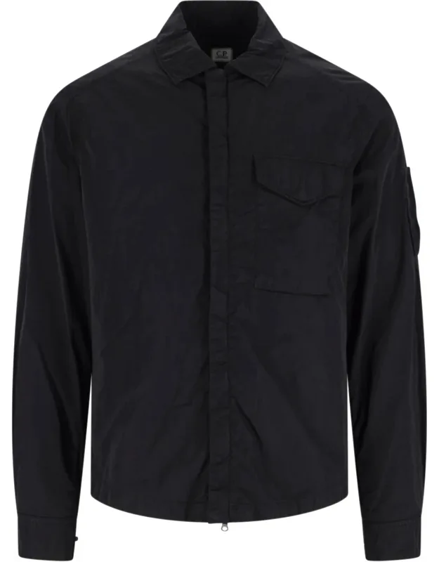 Logo Shirt Jacket