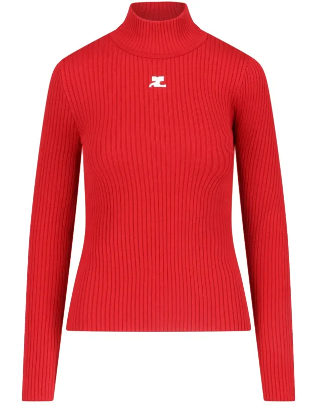 Logo Turtleneck Sweater