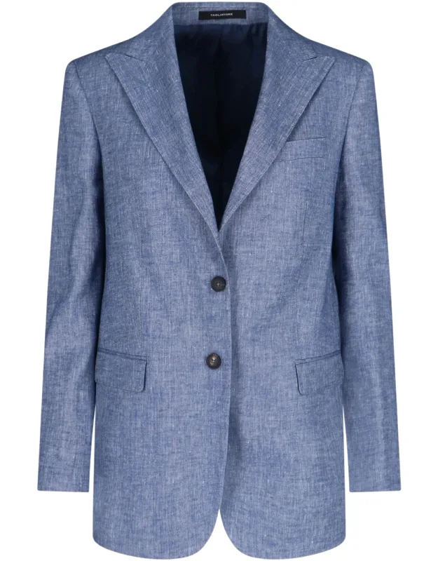 'bertha' Single-breasted Blazer With Peak Lapels And Two-button Closure