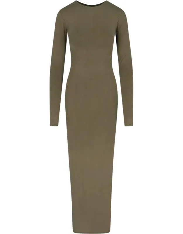 Ribbed Maxi Dress
