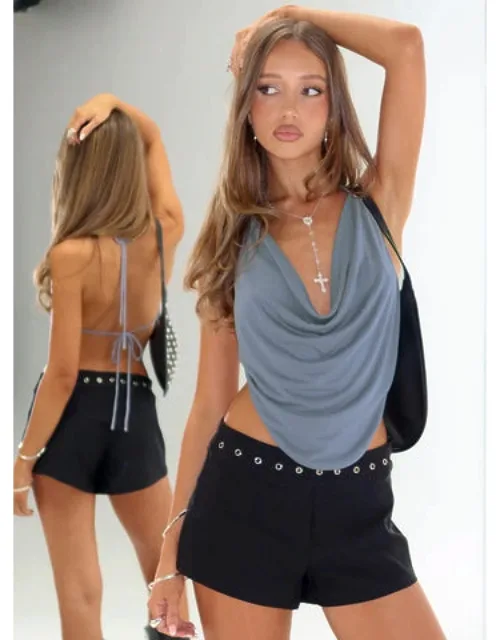 Anetta Cowl Halter Top