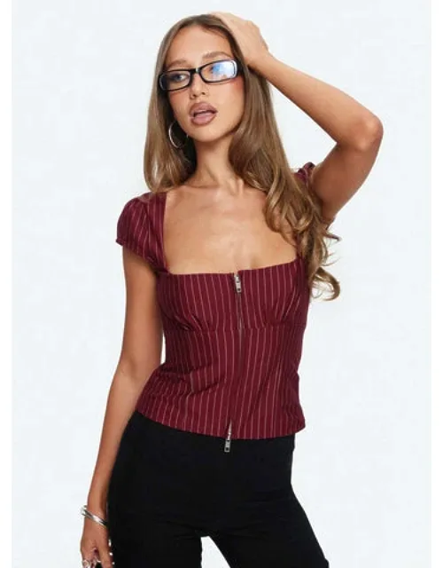 Santa Cruz Zip Through Top