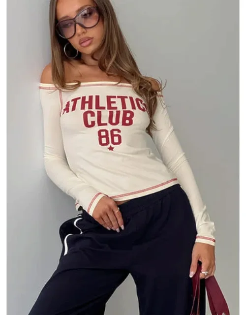 Athletics Club Long Sleeve Graphic Top
