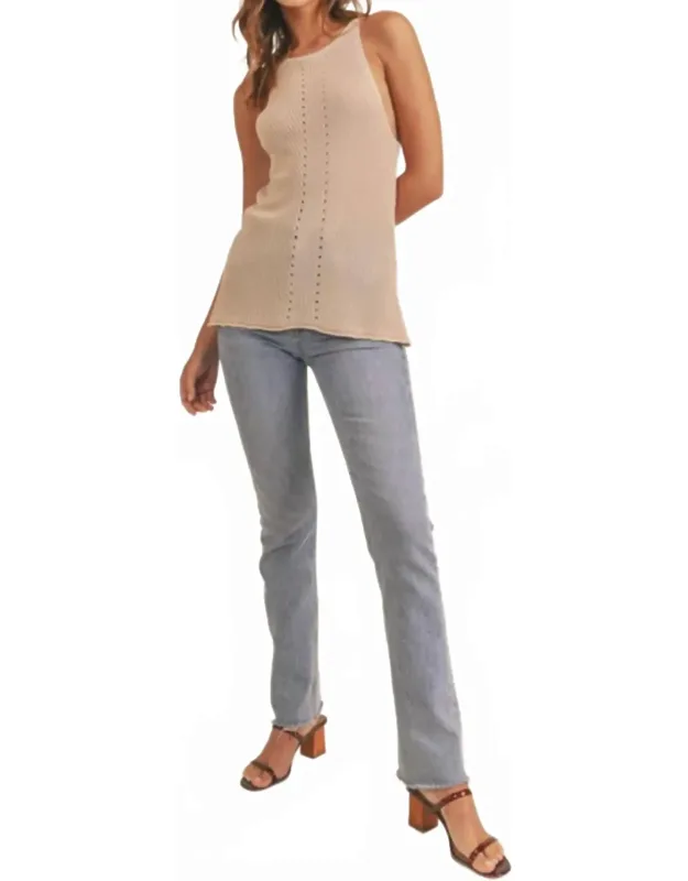 Sleeveless Knit Top