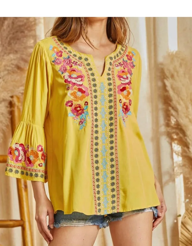 Embroidered Top
