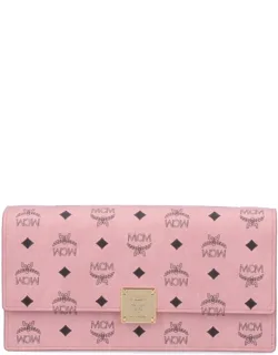 Large Wallet With Logo Shoulder Strap