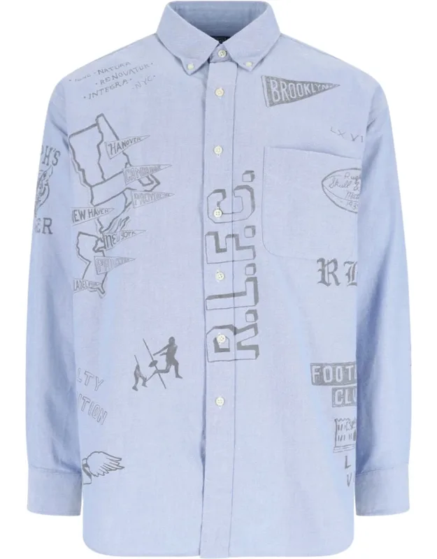 'big-fit Shirt With Logo Print Pattern'