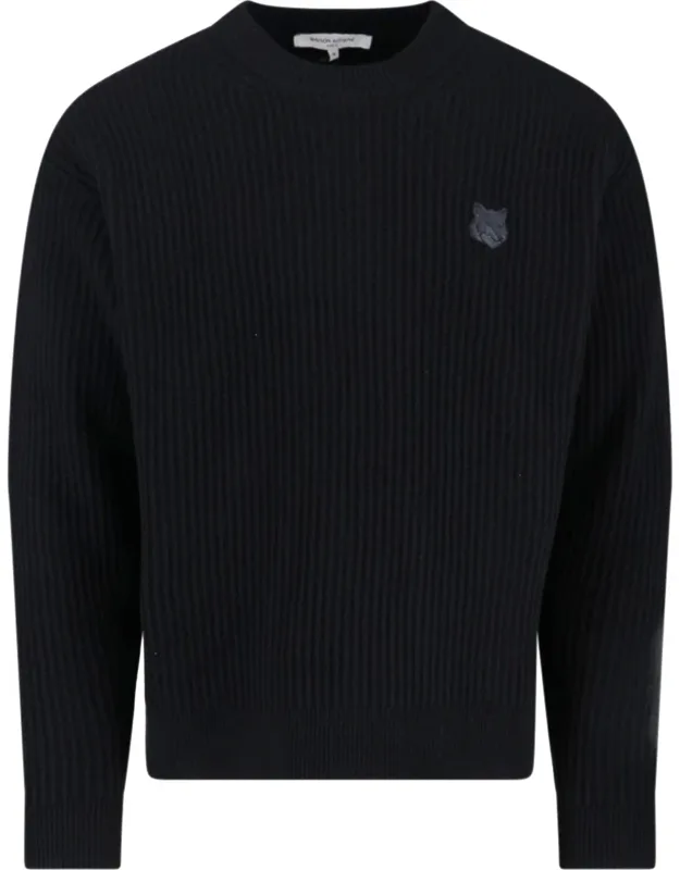Merino Wool Logo Sweater