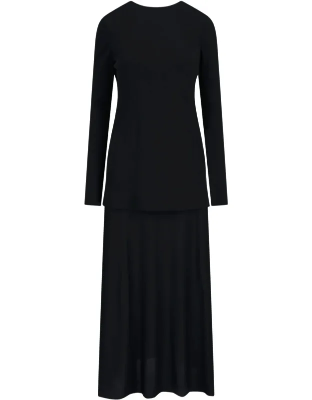 Flared Midi Dress
