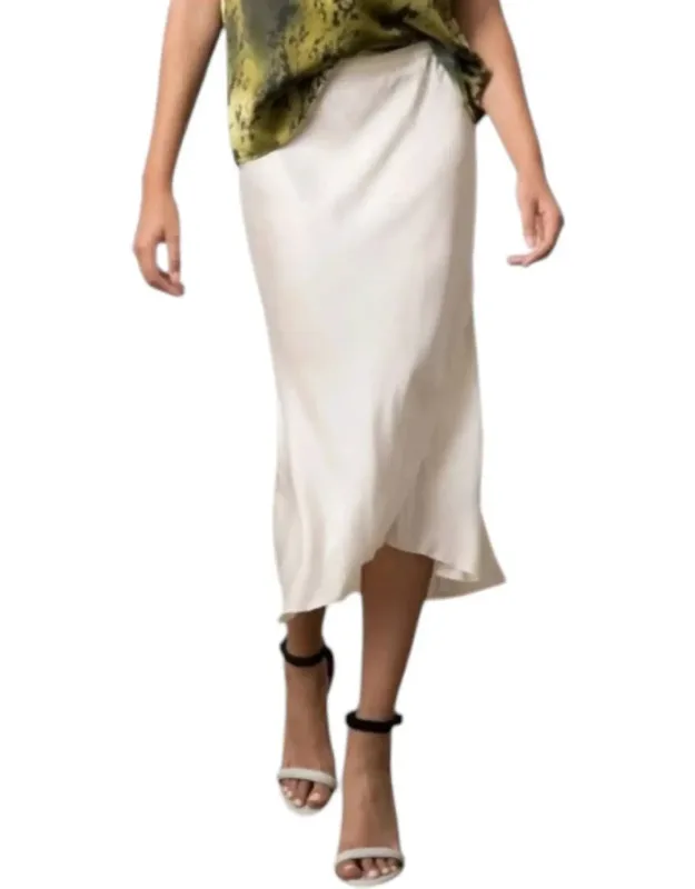 Iconic Bias Midi Skirt