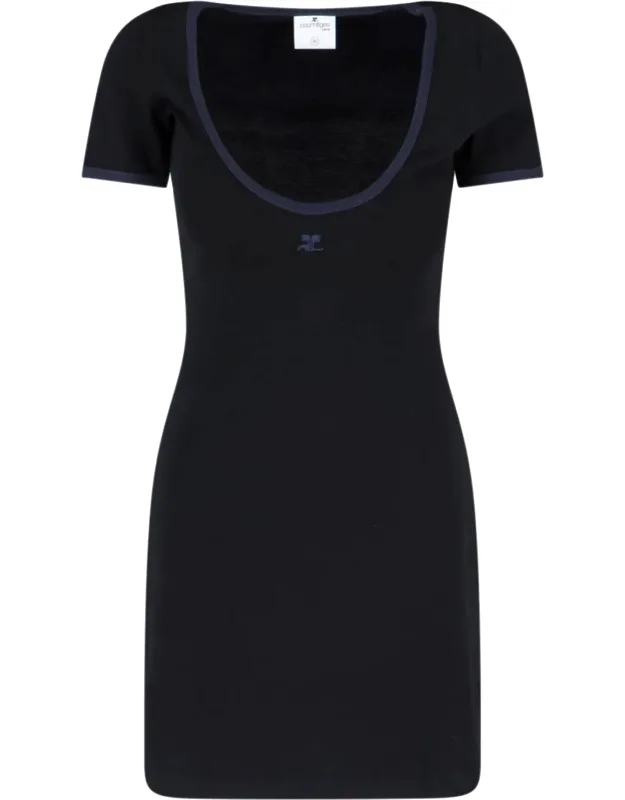 Logo Mini Dress