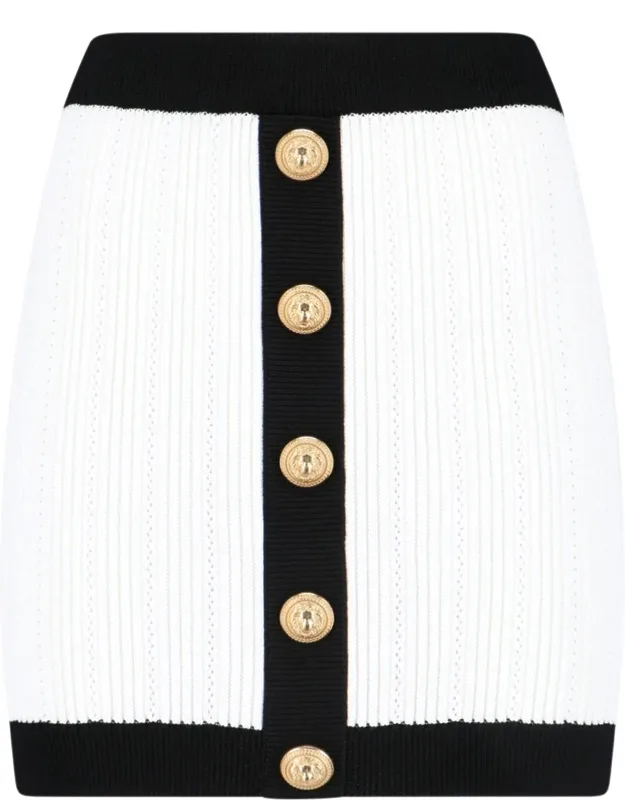 Viscose Blend Mini Skirt