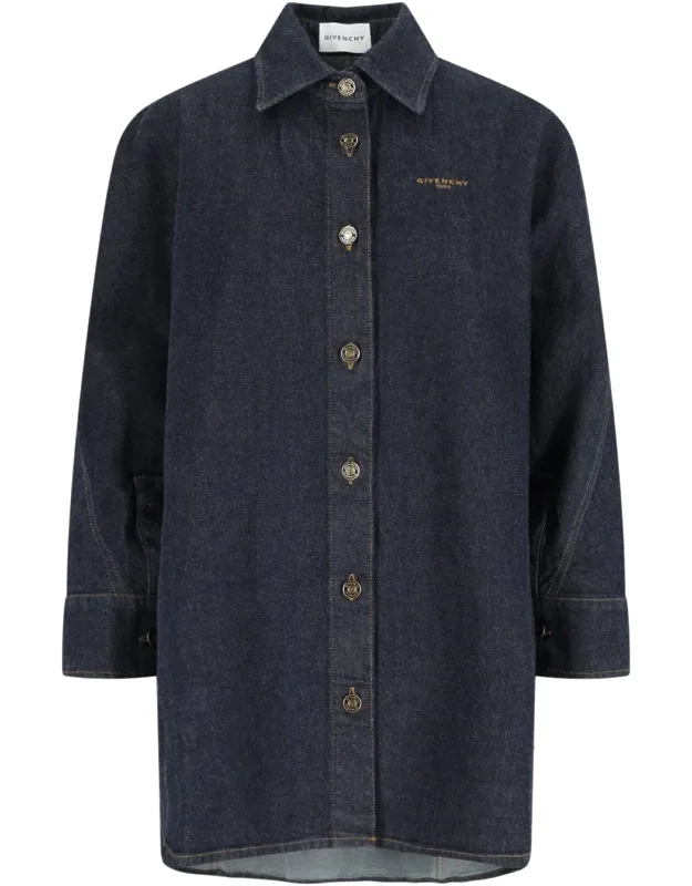 Denim Logo Shirt