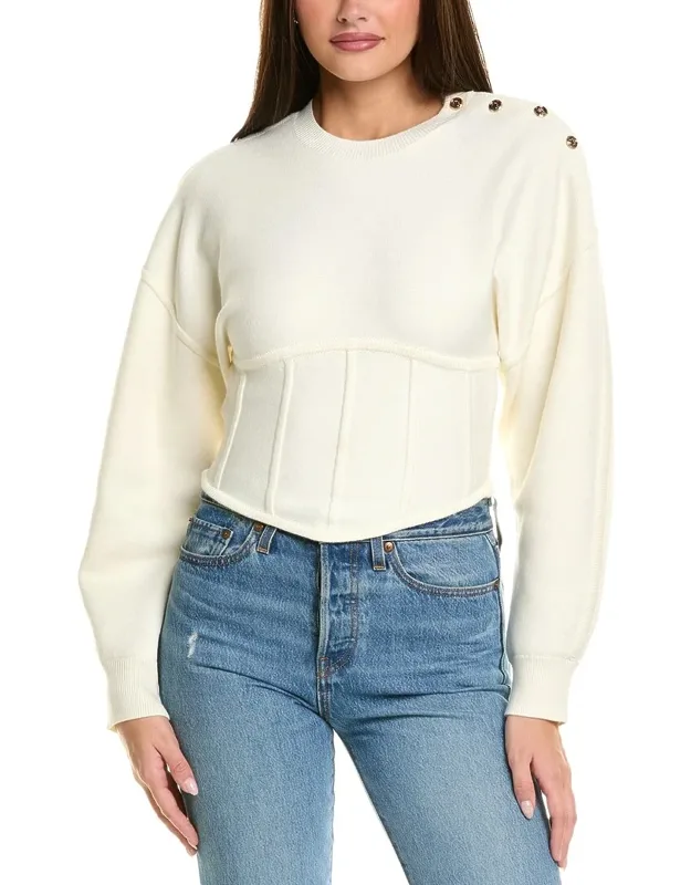 Corset Hem Sweater