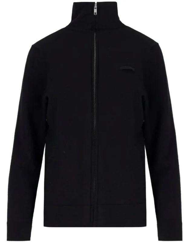 High Neck Zip Sweater