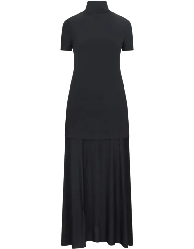 Draped Midi Dress