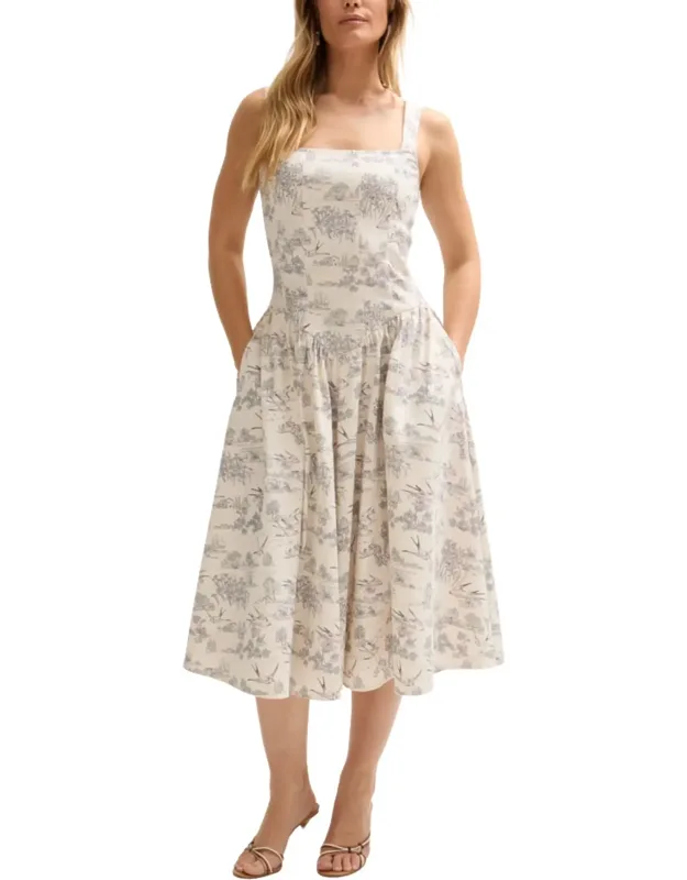 Hayley Corset Inspired Midi Dress