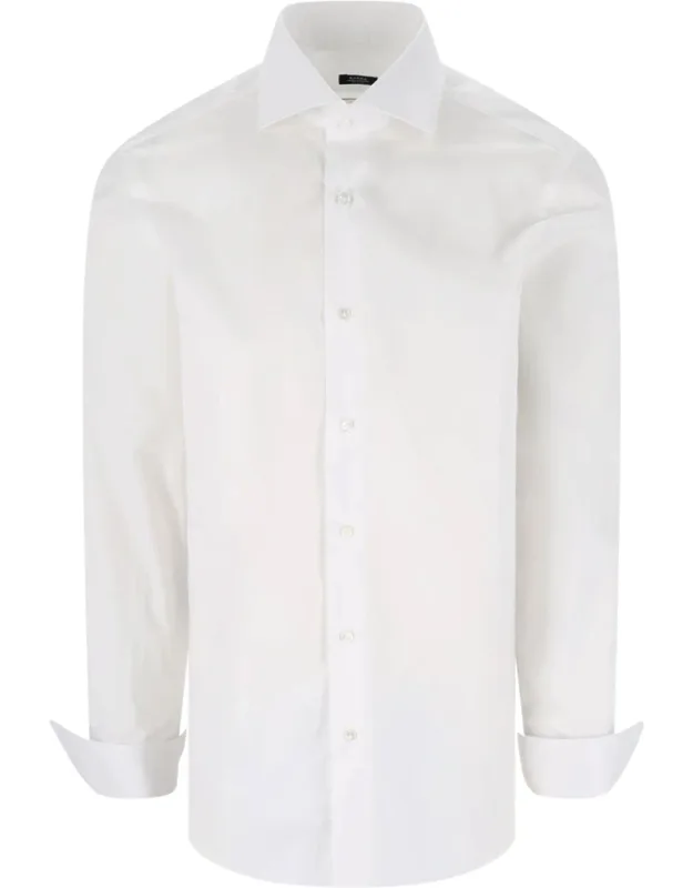 Classic Shirt With Button Closure And Turn-up Cuffs